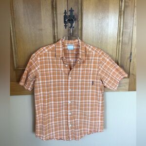 Men’s M outdoor Columbia plaid button down.